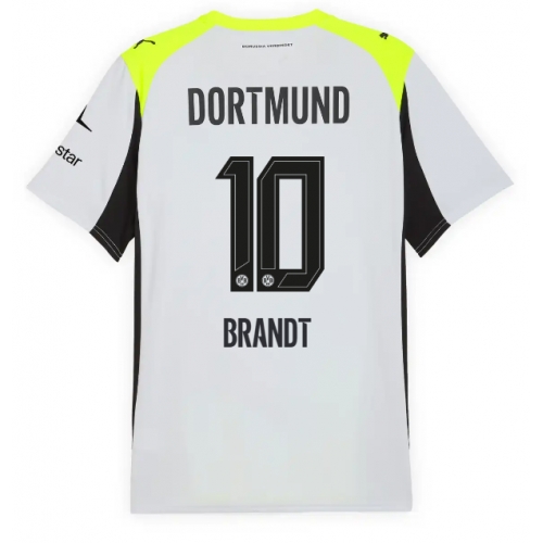 Billige Fotballdrakt Borussia Dortmund Julian Brandt #10 Replika Bortedrakt 2025-26 Kortermet Billige Fotballdrakt Borussia Dortmund Julian Brandt #10 Replika Bortedrakt 2025-26 Kortermet